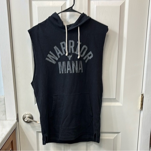 UA Project Rock Bundle Cut Sleeve Hoodie Drifit Shirt Large - Picture 5 of 7